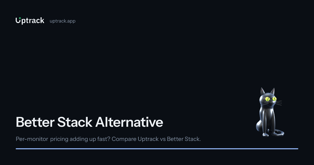 Better Stack Alternative — Uptrack Uptime Monitoring